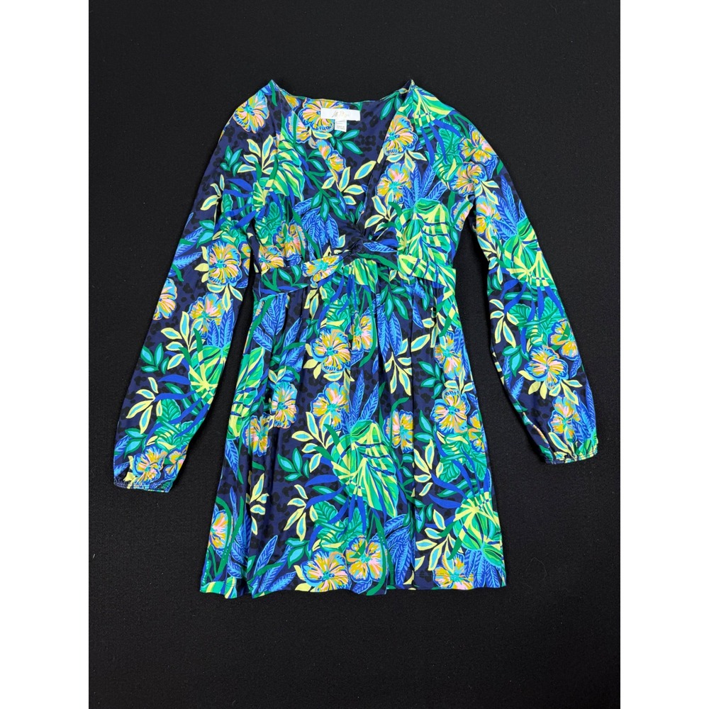 Lilly Pulitzer Loralei Skirted Romper Dress Multi Hottest Spot Tropical Small